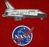 Space Shuttle Columbia & NASA refrigerator magnets